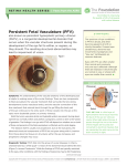 Persistent Fetal Vasculature (PFV),