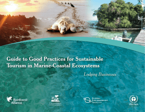 Guide to Good Practices for Sustainable Tourism in Marine