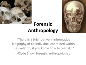 Forensic Anthropology