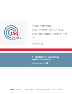 Core Criteria for Effective Digital Advertising Assurance