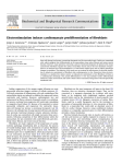 Electrostimulation induces cardiomyocyte