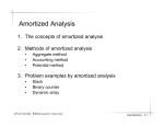 Amortized Analysis - Wilfrid Laurier University