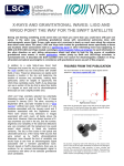 X-RAYS AND GRAVITATIONAL WAVES: LIGO AND VIRGO POINT