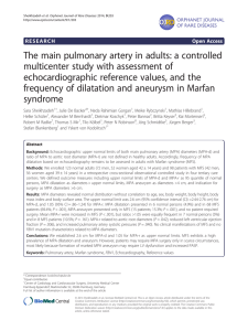 The main pulmonary artery in adults: a controlled multicenter study