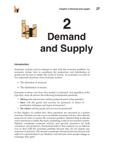 Demand and Supply - Tactic Publications