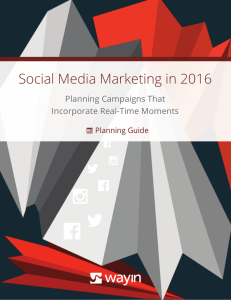 Social Media Marketing in 2016