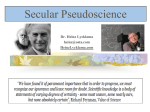Secular Pseudoscience - Heinz Lycklama`s Website