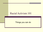 Racial Activism