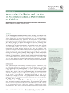 Ventricular Fibrillation and the Use of Automated
