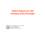 Heart Failure for the Primary Care Provider