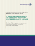 a palliative care approach to parkinson`s and
