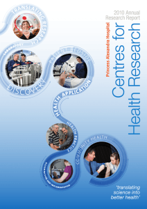 2010 Annual Research Report, Princess Alexandra Hospital