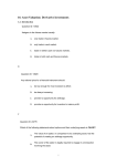 16: Asset Valuation: Derivative Investments