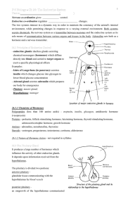 Nervous co-ordination gives control. Endocrine co