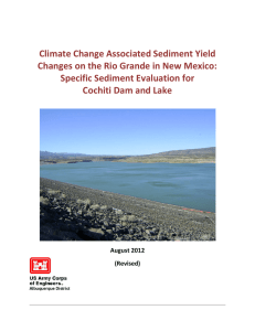 Climate Change Associated Sediment Yield Changes on the Rio