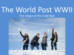 The Origin of the Cold War