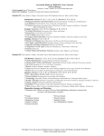 Curriculum Outline for BIOLOGY I (Lab / General) (General Biology