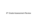 8th grade assessment review