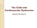 The Child with Cardiovascular Dysfunction