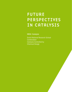 Future perspectives in catalysis - NRSC