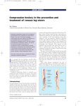 Compression hosiery in the prevention and treatment of venous leg