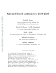 Ground-Based Astrometry 2010-2020
