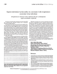 Supraventricular tachycardia in a neonate with respiratory syncytial