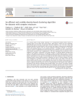 An efficient and scalable density-based clustering algorithm for
