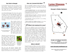 Lyme Disease - Georgia Lyme Disease Association