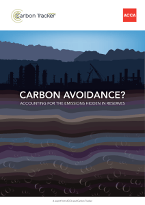 Carbon avoidance? Accounting for the emissions hidden in reserves