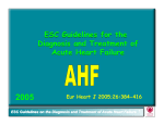 Acute Heart Failure slide-set - European Society of Cardiology