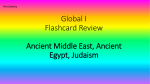 Ancient Middle East, Ancient Egypt, Judaism