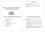 Ch2. Operating System Structures