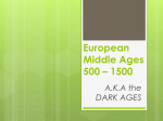 European Middle Ages final version ppt