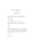 Math 421 Homework 1