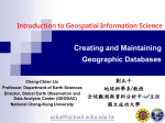 Chapter 10: Creating and Maintaining Geographic Databases
