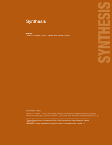 From Impacts to Adaptation: Canada in a Changing Climate 2007