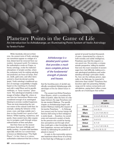 Planetary Points in the Game of Life