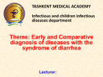Syndrom of diarrhea