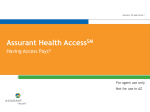 Health Access (Fixed Benefit) Power Point Presentation