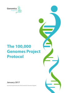 The 100000 Genomes Project Protocol