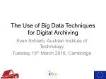 View slides - Cambridge Big Data
