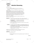 Inductive Reasoning