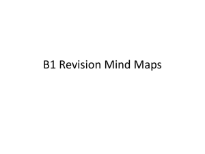 B1 Revision Mind Maps
