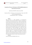 Comparison of Processor Performance of SPECint2006 Benchmarks