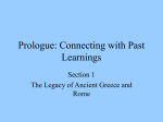 Prologue: Connecting with Past Learnings