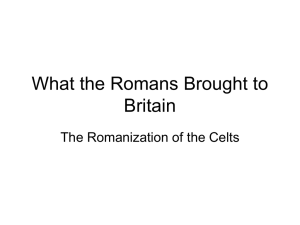 What the Romans Brought to Britain