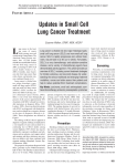 FEATURE ARTICLE Updates in Small Cell Lung Cancer Treatment
