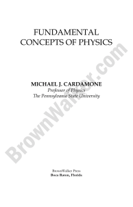 fundamental concepts of physics