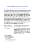 Metastatic lung cancer to brain and bones icd10